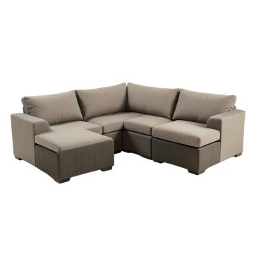 Arlington 3 Piece Sectional Seating Group With Cushions