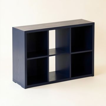 Harbor Falls Desktop Shelving Unit - Navy (synthetic illustration; no displayed measurements)