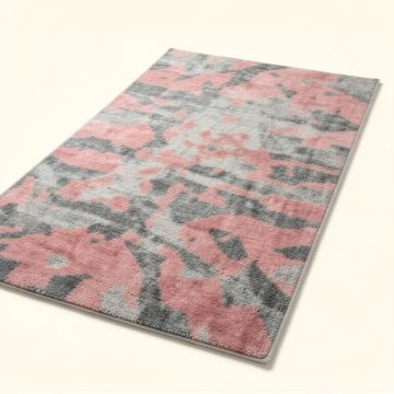 Gutierez Abstract Gray/Pink Area Rug (synthetic illustration; no displayed measurements)