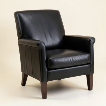 Chadley 36 '' Wide Top Grain Leather Club Chair (synthetic illustration; no displayed measurements)