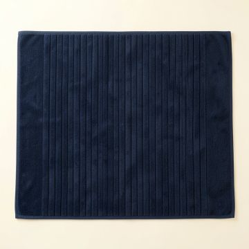 Alder Crest Bath Mat - Navy (synthetic illustration; no displayed measurements)