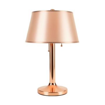 Maurice 34 '' Gemvara Rose Gold Table Lamp