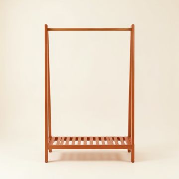 Bay Crossing Empty Garment Rack - Terracotta (synthetic illustration; no displayed measurements)