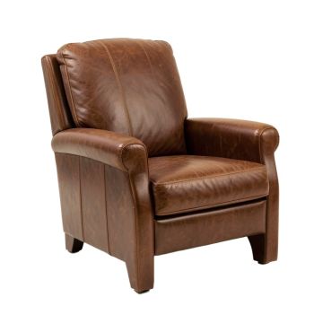 Hooper 38 '' Wide Top Grain Leather Club Chair
