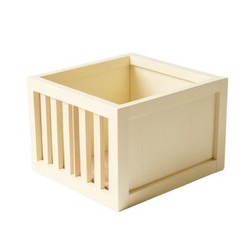 Lake Branch Empty Furniture-Style Litter Enclosure - Cream
