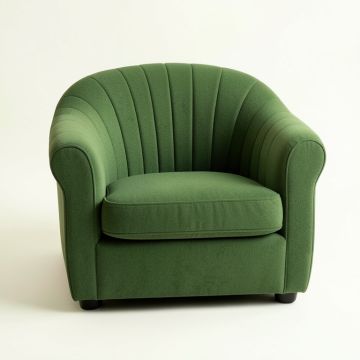 Birch Bridge Upholstered Armchair - Green (synthetic illustration; no displayed measurements)
