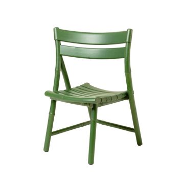 Elm Bend Folding Outdoor Chair - Green