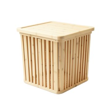 Summit Branch Laundry Hamper - Ivory
