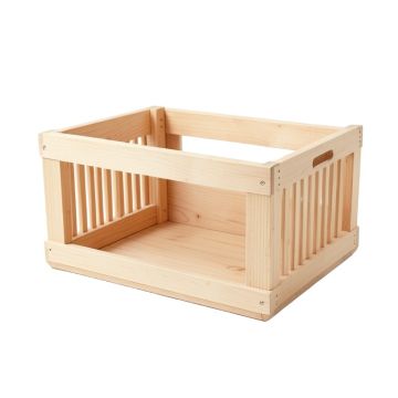 Vale Brook Empty Furniture-Style Pet Crate - Beige