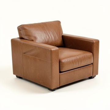 Paulsen 57.87 '' Vegan Leather Square Arm Loveseat (synthetic illustration; no displayed measurements)