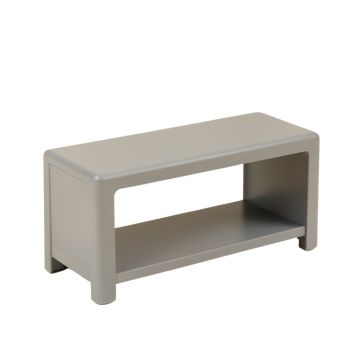 Oak Brook Narrow Outdoor Storage Bench - Gray