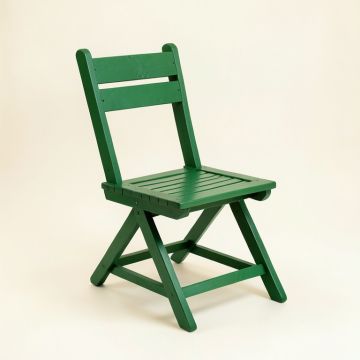Hill Bridge Folding Outdoor Chair - Green (synthetic illustration; no displayed measurements)