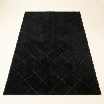 Lake Canyon Rectangular Area Rug - Black (synthetic illustration; no displayed measurements)
