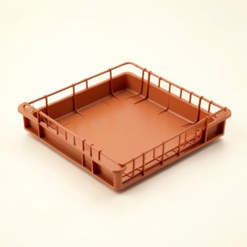 Maple Dale Empty Under-Desk Cable Tray - Terracotta (synthetic illustration; no displayed measurements)