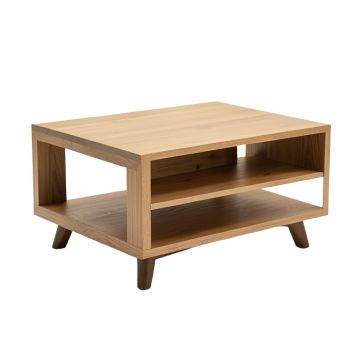 Vendoma Solid Wood Coffee Table With Storage