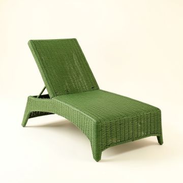 Field Crossing Outdoor Lounge Chair - Green (synthetic illustration; no displayed measurements)