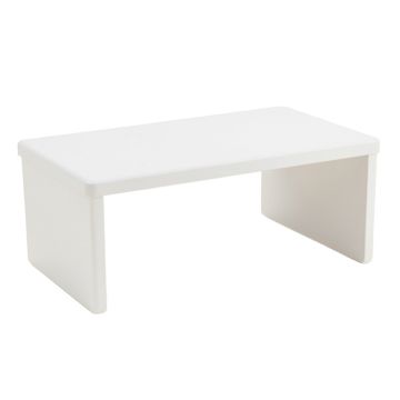 Reed Edge Desktop Monitor Riser - White