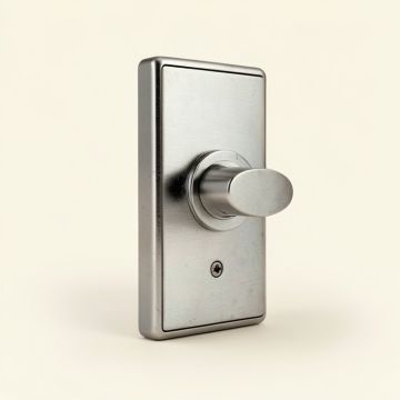 Broadway Keyed Entry Lever With Collins Trim (synthetic illustration; no displayed measurements)