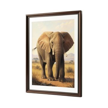 Elephant Framed Painting Print