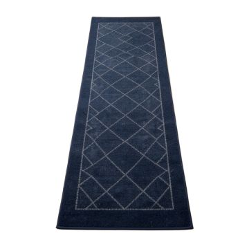Meadow Bluff Narrow Runner Rug - Navy