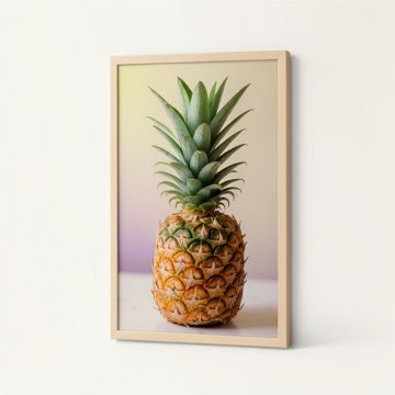 Pineapple Beach Photographic Print (synthetic illustration; no displayed measurements)