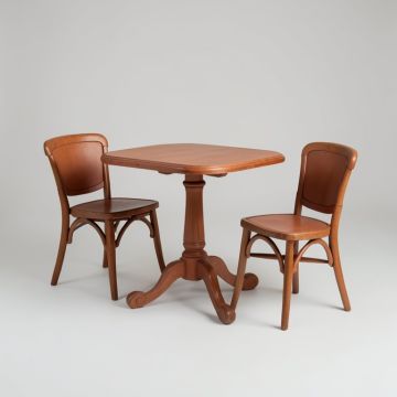 Outdoor Bistro Table and Chair Set (synthetic illustration; no displayed measurements)