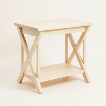 Maple Dell Side Table - Ivory (synthetic illustration; no displayed measurements)