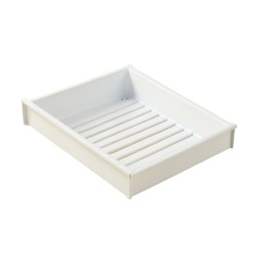 Rowan Falls Empty Under-Desk Cable Tray - White