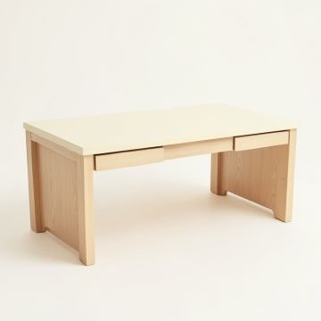 Lake Bridge Empty Workshop Workbench - Cream (synthetic illustration; no displayed measurements)