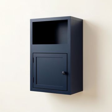 Summit Canyon Wall-Mounted Entry Cabinet - Navy (synthetic illustration; no displayed measurements)