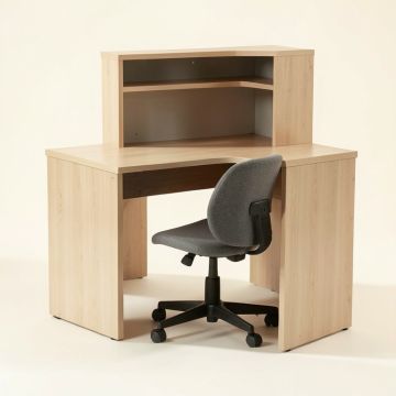 Victor 31.5 '' W Writing Desk With Hutch And Chair Set (synthetic illustration; no displayed measurements)