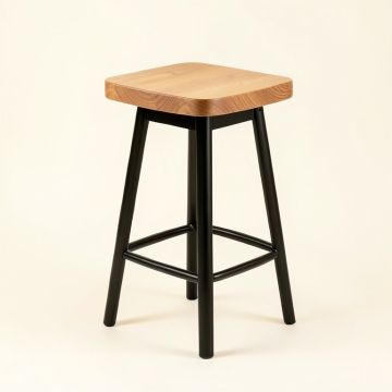 Hartsfield Solid Wood Counter & Bar Stool (synthetic illustration; no displayed measurements)