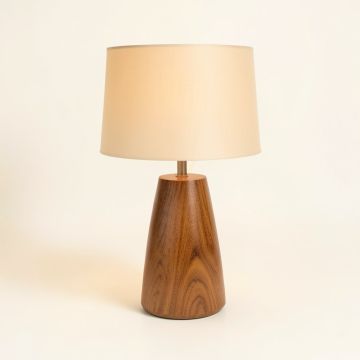 Humphreys 30 '' Toffee Wood Table Lamp (synthetic illustration; no displayed measurements)