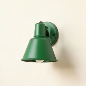Harbor Branch Wall Sconce Mounted On A Plain Wall - Green (synthetic illustration; no displayed measurements)