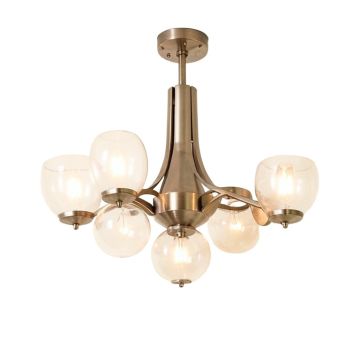 Grampian 9 - Light Shaded Tiered Chandelier