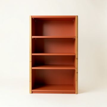 Spruce Crest Freestanding Bookcase - Terracotta (synthetic illustration; no displayed measurements)