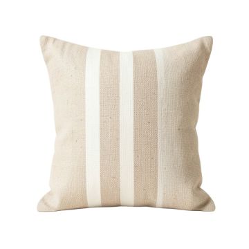 Laurel Branch Filled Accent Pillow - Beige
