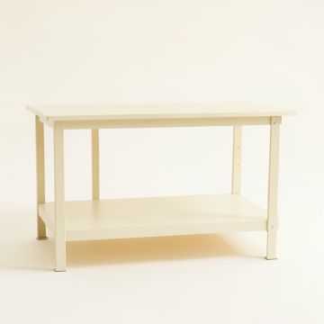 Willow Dell Empty Workshop Workbench - Ivory (synthetic illustration; no displayed measurements)