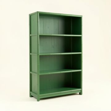 Aspen Falls Freestanding Bookcase - Green (synthetic illustration; no displayed measurements)