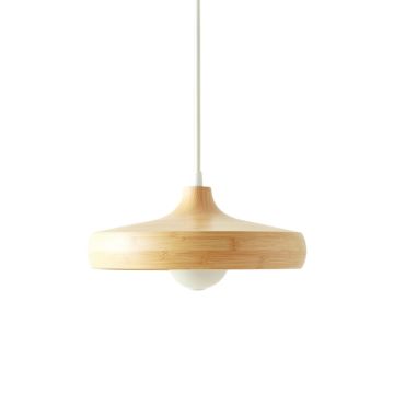 Field Crossing Pendant Light Suspended From One Plain Cable - Ivory
