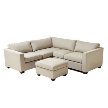 Jarod 116 '' Wide Left Hand Facing Modular Corner Sectional With Ottoman