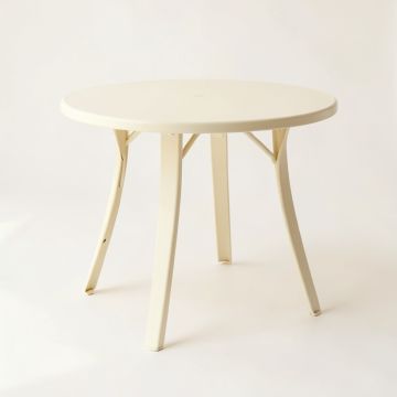 Stone Bend Patio Table - Ivory (synthetic illustration; no displayed measurements)