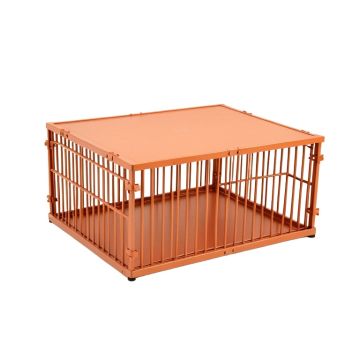 Cove Bridge Empty Furniture-Style Pet Crate - Terracotta