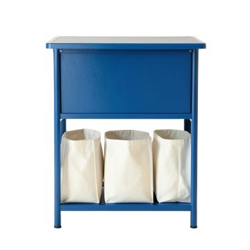 Field Branch Laundry Sorting Station With Plain Removable Bags - Blue