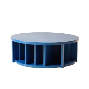 Maple Dell Shoe Storage Bench - Blue