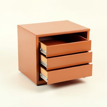 Meadow Brook Small-Parts Storage Drawer Cabinet - Terracotta (synthetic illustration; no displayed measurements)