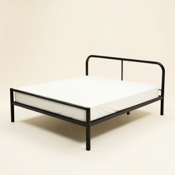 Charlie-Jamie 40 '' Steel Bed Frame (synthetic illustration; no displayed measurements)