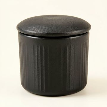 Vale Crossing Storage Canister With Lid - Black (synthetic illustration; no displayed measurements)