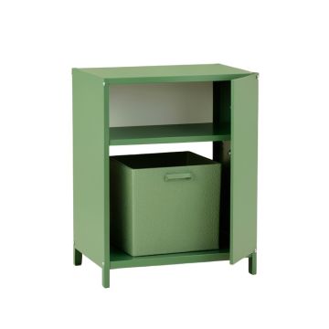 Reed Brook Freestanding Pull-Out Hamper Cabinet - Green