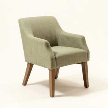 Soucy Upholstered Side Chair In Olive Beige (synthetic illustration; no displayed measurements)